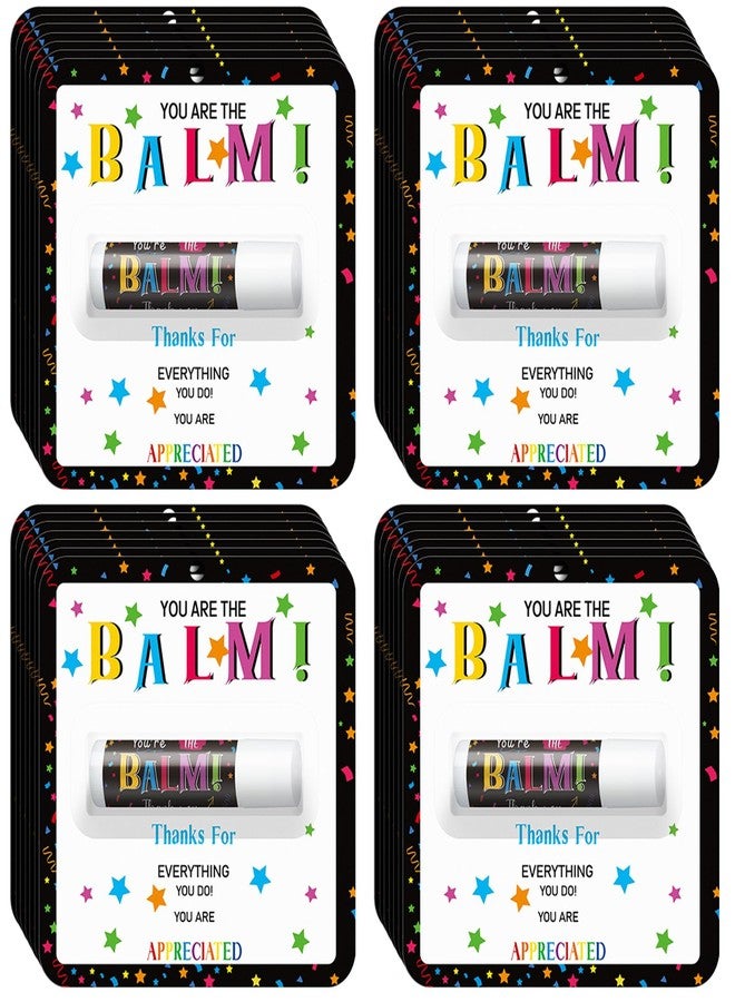 Sacubee 30 Pack Employee Appreciation Gifts Bulk Lip Balms, Thank You Gift for Staff Team Teachers Volunteers, You’re the Balm Mini Lip Balm for Office Events and Appreciation Favors(Mint Flavor) - Image 1